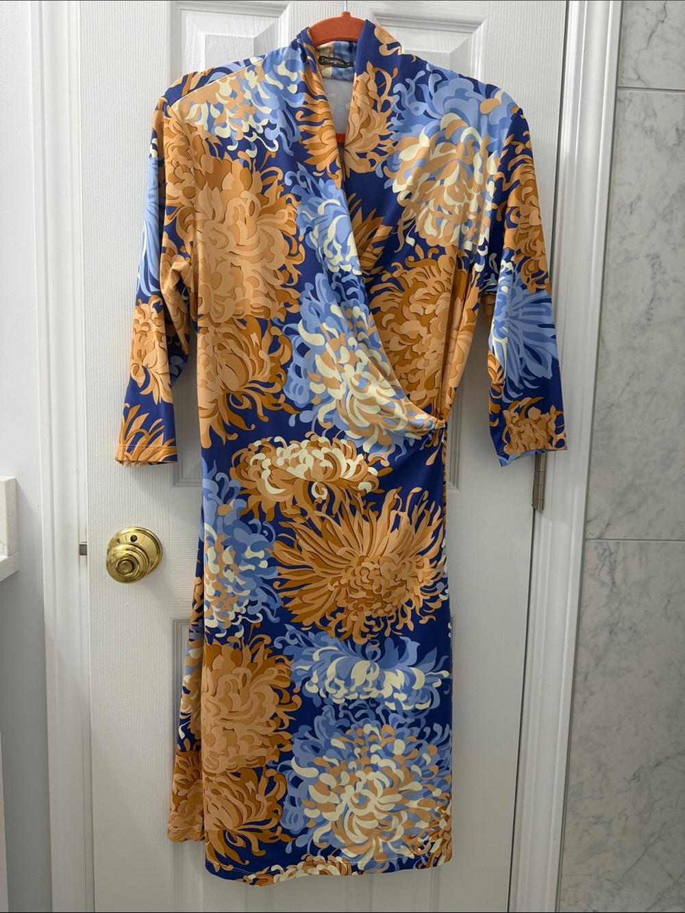 J. McLaughlin Floral Wrap-Style Women's Dress